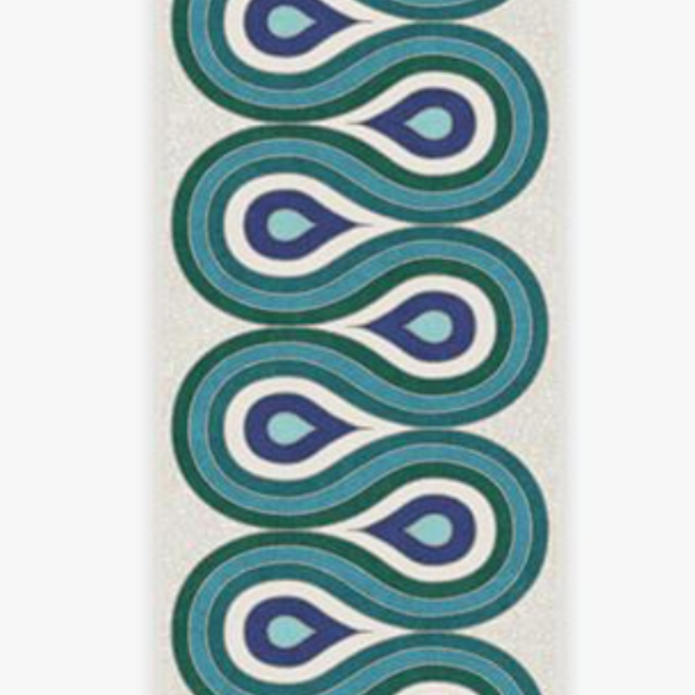 Jonathan Adler Milano Peacock Runner w/ pad